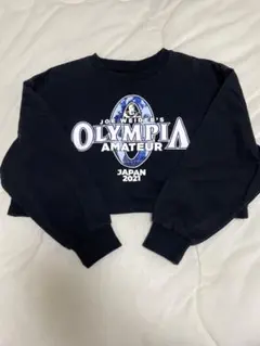 OLYMPIAオリンピア限定／クロップドトレーナー