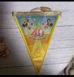 東京ディズニーランド　40周年　ガーランド