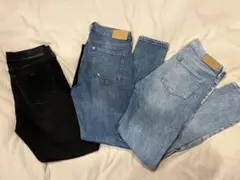 H&M スキニーデニム 3点セット ダメージ加工 着用僅か 美品