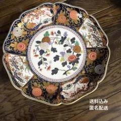 有田焼 其泉窯 琳派古伊万里 飾り皿 金彩 盛り皿　中