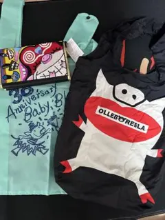 OLLEBOREBLA ビーズバッグ エコバッグ セット OLLEBOREBLA ビーズバッグ エコバッグ セット - メルカリ