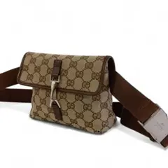 良品 GUCCI グッチGG ボディバッグ ビンテージ メンズ ウエストポーチ GUCCI - GUCCI グッチ ボディバッグ ウエストポーチ GG