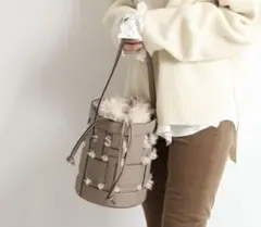 美品　SLOBE IENA スローブイエナ　バケツ型　ショルダーバッグのサムネイル