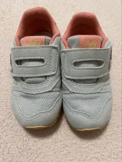 NB 373グレー/ピンク スニーカー 14cm キッズ ベビー