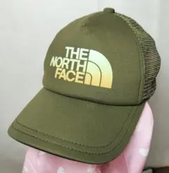 THE NORTH FACE ロゴメッシュキャップ　オリーブグリーン　男女フリー