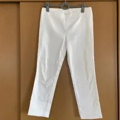 UNIQLO ホワイト カジュアルパンツ ゴムウエスト