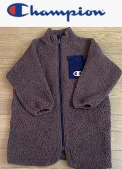 ロゴ ボア ジャケット 120cm キッズ チャンピオン Champion