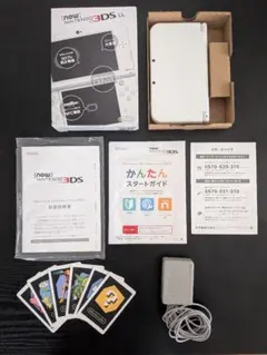 【極美品】【下画面IPS液晶】Newニンテンドー3DS LL パールホワイト