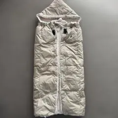 ミキハウス　 フード付き防寒ケープ