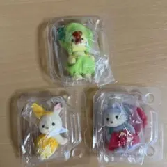 シルバニアファミリー　フルーツパーティー　赤ちゃん　ハスキー　キリン　ウサギ