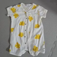 【プチバトー】ロンパース　ボタニカル　6m/67cm