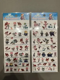 ズートピア2 4サイズステッカー2枚セット