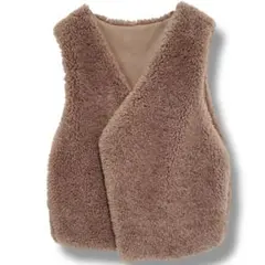 ヘルム ファーベスト リバーシブル MP ブラウン もこもこ オシャレ Helm