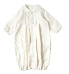 10mois セレモニードレス&ボンネット Wガーゼ丸衿　2wayドレス