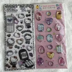 平成はっぴーフォン ギャルキティ ストーンシール サンリオ まとめ売り