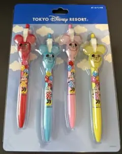 新品未使用 ディズニーリゾート ボールペン 4本セット