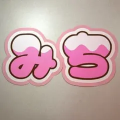 なにわ男子 道枝駿佑 うちわ文字 文字パネル