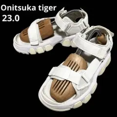 【希少✨】オニツカタイガー　デンティグレ　ストラップ　サンダル　ホワイト 23のサムネイル