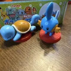 ポケットモンスターチョコエッグ　旅立ちの3匹　ミズゴロウ、ゼニガメ