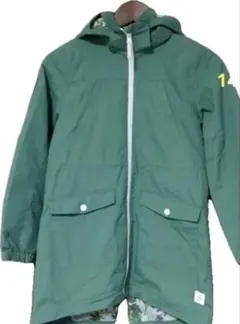 H&M　女児カーキ色コート　140cm 美品