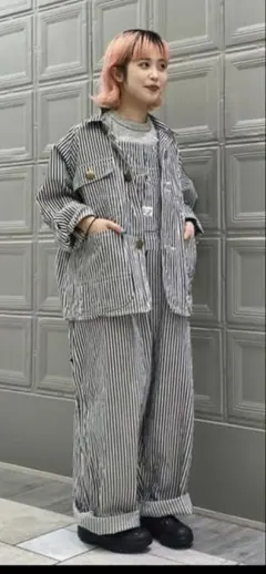 orslow×BEAMSBOY別注commercialcoverallヒッコリー