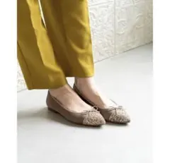 エマフランシス　フラットシューズ　25.0cm