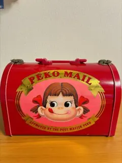 不二家 ペコちゃん PEKO MAIL トランク缶