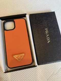 PRADA プラダ サフィアーノ iPhone 13/14 ケース オレンジ」 - メルカリ