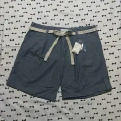 ２way ダンガリー ショートパンツ Ｌサイズ