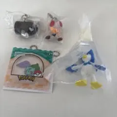 コメダ珈琲店 ポケモンといっしょだモン♪ 豆菓子風チャーム フシギダネ 他セット
