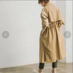 アーバンリサーチ定価1.8万　ウエストドロストトレンチコート　ベージュ
