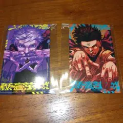 呪術廻戦 モジュロ ２巻 特典 イラストミニカード 五条悟 両面宿儺 セット