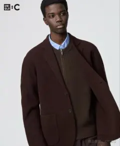 【試着のみの美品】ユニクロC ニットジャケット