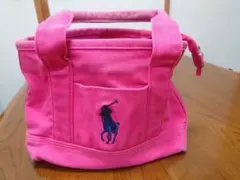 ポロ・ラルフ・ローレン ピンク トートバッグ