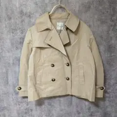 【美品】Tiara ティアラ スプリングコート アウター ベージュ XL