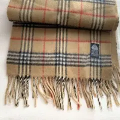 マフラー　ブラウン系　国産ウール100%