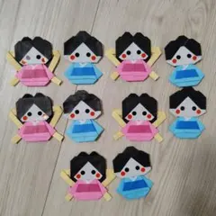 折り紙　七夕☆彡　おりひめ♡ひこぼしのサムネイル