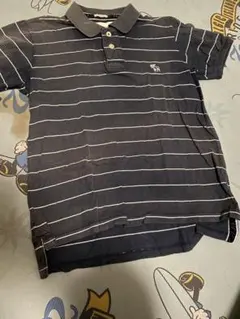 アバクロンビー＆フィッチ ボーダーポロシャツ