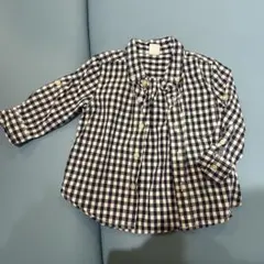 baby GAP チェック柄長袖シャツ 12-18ヶ月