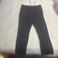 BEAMS HEART ネイビー チェック柄 スラックス M