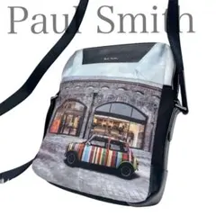 美品✨ ポールスミス ショルダーバッグ ミニクーパー マルチストライプ レザー
