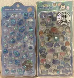 【正規品】ボンボンドロップシール♡オーロラ♡光るプチドロップシール♡海の生き物