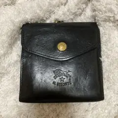 IL BISONTE ブラック二つ折り財布