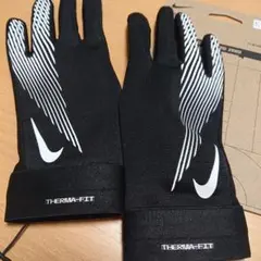 Nike Therma-FIT サッカーグローブ ブラック Lサイズ ジュニア