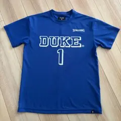 未使用‼️SPALDING DUKE Tシャツ ブルー XSサイズ(160)のサムネイル
