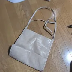 grove クロコダイル風ショルダーバッグ ベージュのサムネイル
