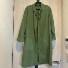 春・秋用コート　グリーン　古着