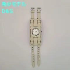 ★希少★D&G ドルチェ＆ガッバーナ★腕時計★ダブルストラップ★レザーベルト★