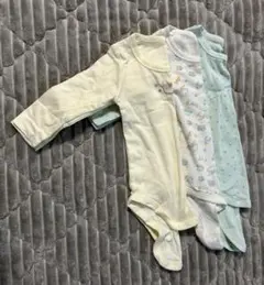 長袖ロンパース　肌着　90　3枚セット