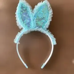 カチューシャ　うさぎ耳　ウサギ　ライト　光る